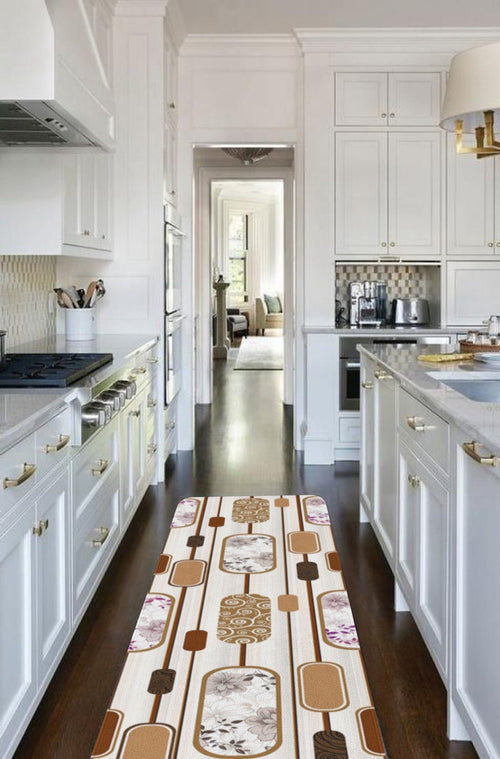 Covor pentru bucatarie din poliester, Rugero 2024 Multicolor