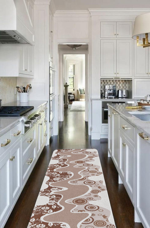 Covor pentru bucatarie din poliester, Rugero 2025 Multicolor