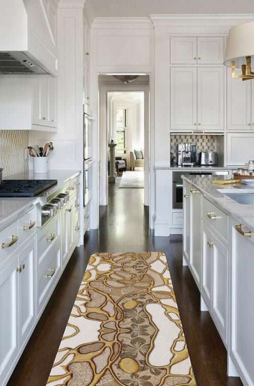 Covor pentru bucatarie din poliester, Rugero 2026 Multicolor