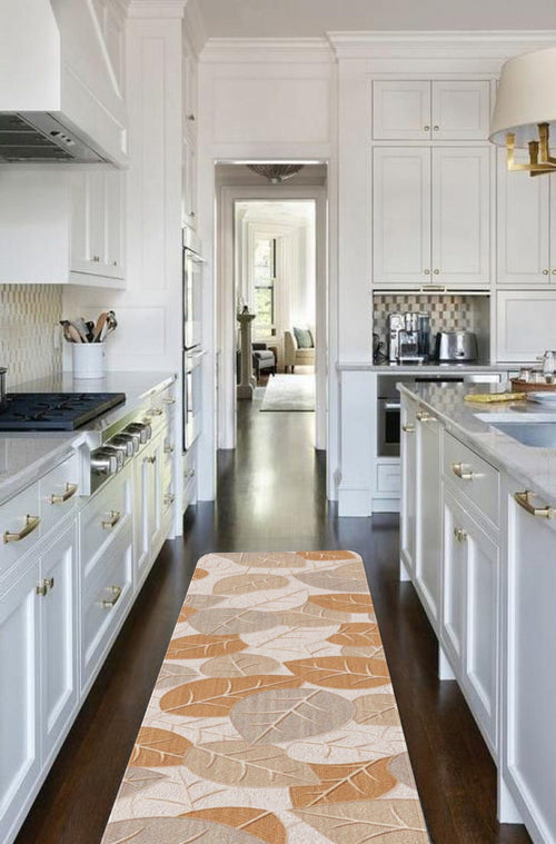 Covor pentru bucatarie din poliester, Rugero 2030 Multicolor