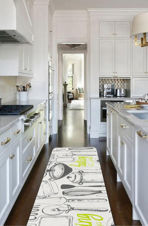 Covor pentru bucatarie din poliester, Sedra 2002 Multicolor