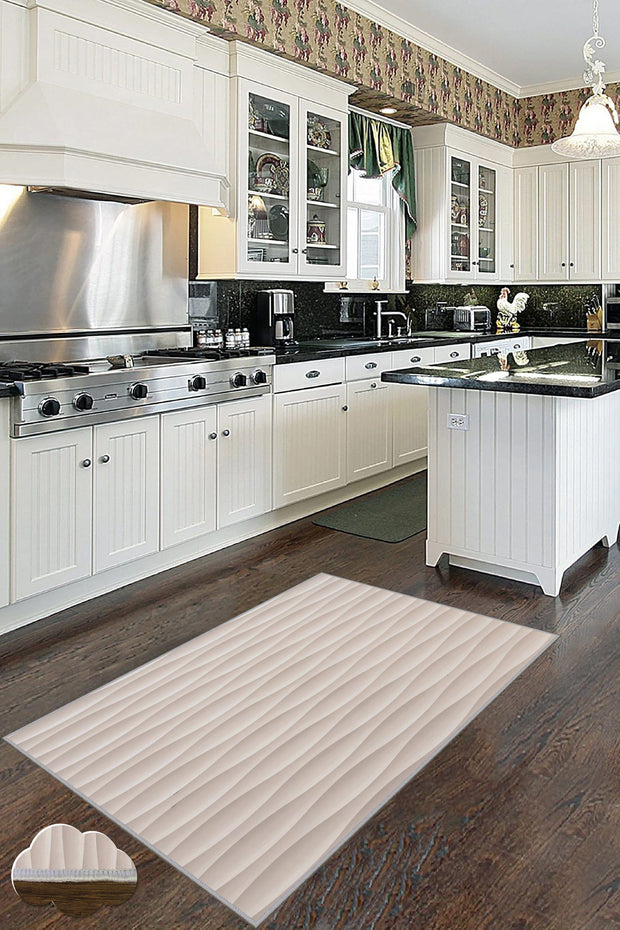 Covor pentru bucatarie din poliester, Wook 195 Multicolor