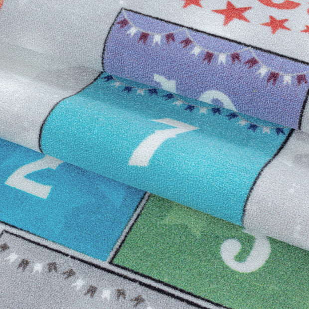 Covor pentru copii din poliamida Play 2909 Hopscotch Gri (5)