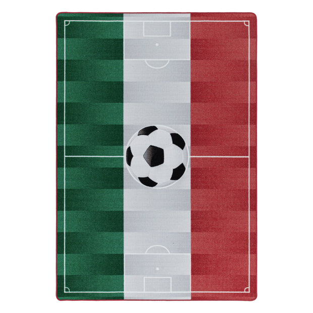 Covor pentru copii din poliamida Play 2915 Stadium Italy Alb & AYYTPCH-PLAY2915WHITE