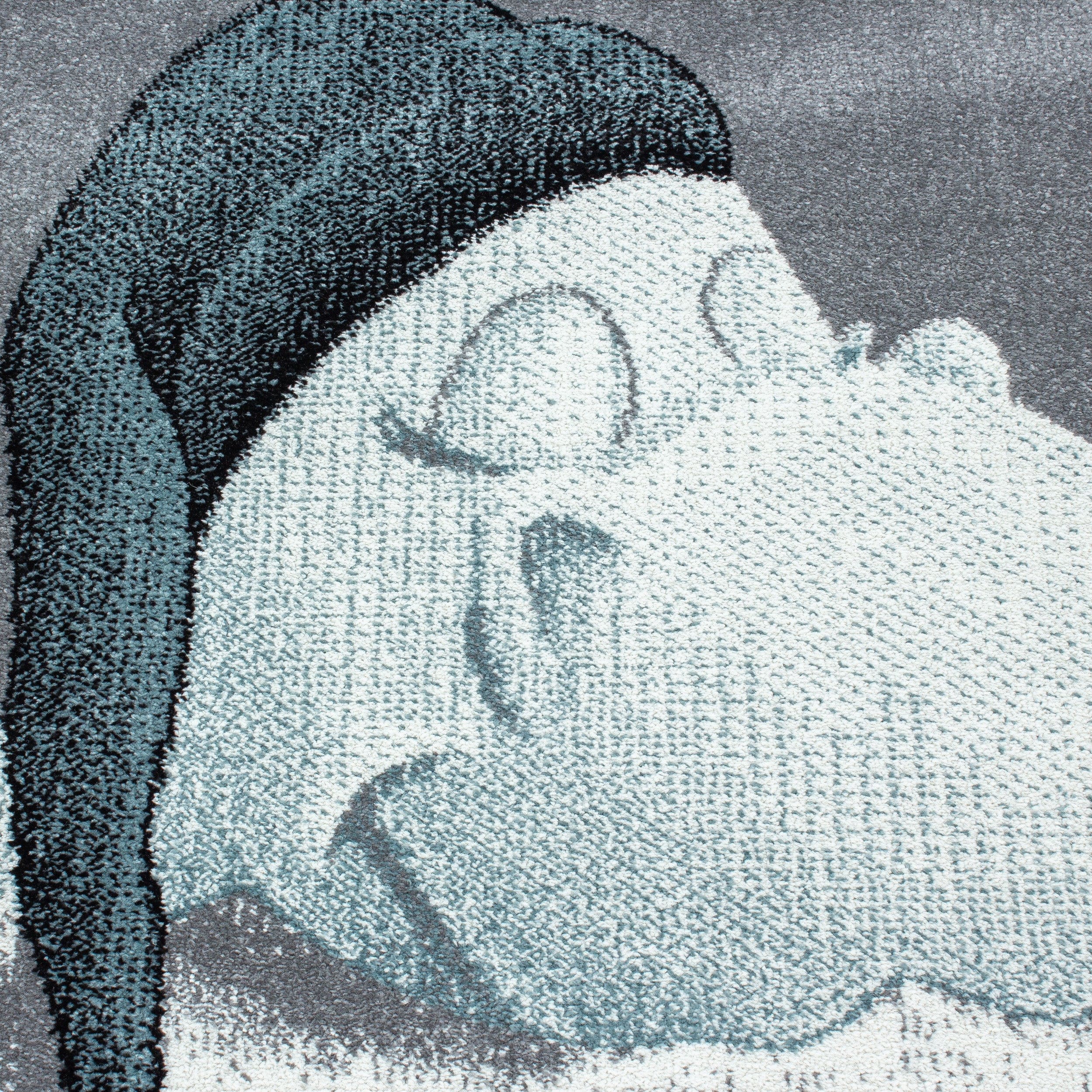 Covor pentru copii din PP Bambi 0860 Turtle Albastru (5)