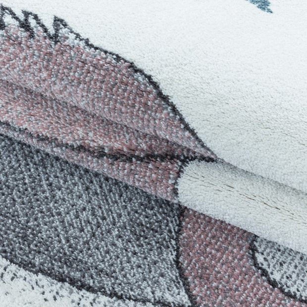 Covor pentru copii din PP Funny 2106 Dinosaur Roz (4)