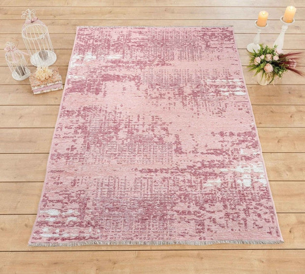 Covor reversibil pentru copii Pop Roz / Alb, 133 x 190 cm (2)