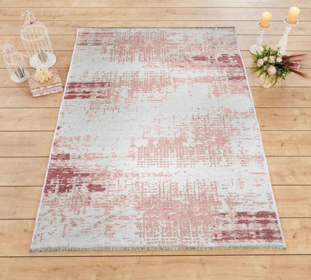 Covor reversibil pentru copii Pop Roz / Alb, 133 x 190 cm (3)