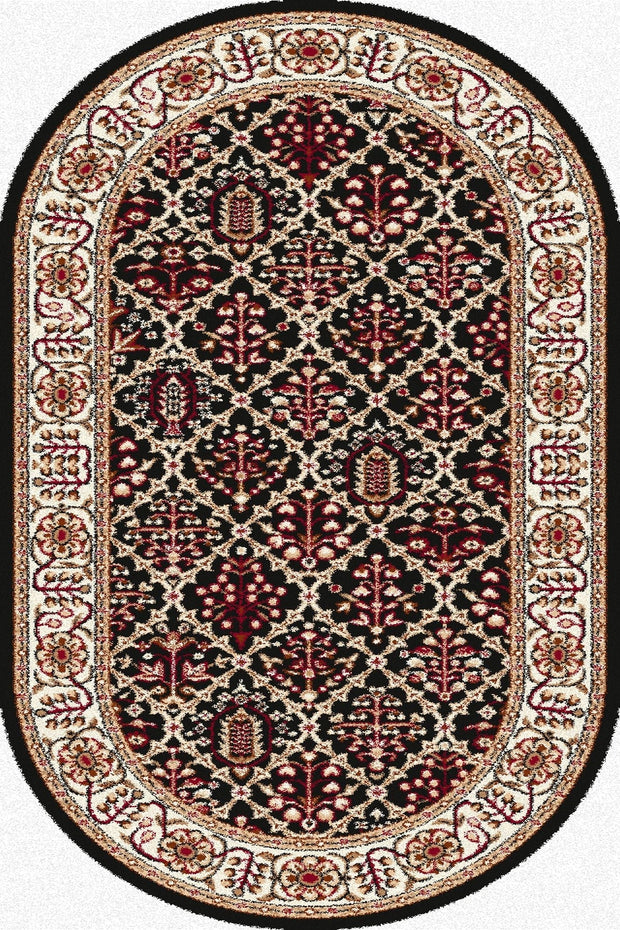 Agnella 120 x 170 cm Covor Tamir Black Oval, Wilton