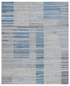 Bhadohi 200 x 300 cm Covor tesut manual din lana, vascoza si bumbac, imprimare manuala, Zara ZR-387 Multicolor