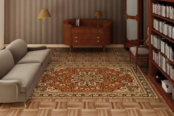 Agnella Covor Topaz Brick Red, Wilton-120 x 60 cm
