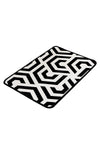 Covoras pentru baie Line Alb / Negru, 40 x 60 cm (1)