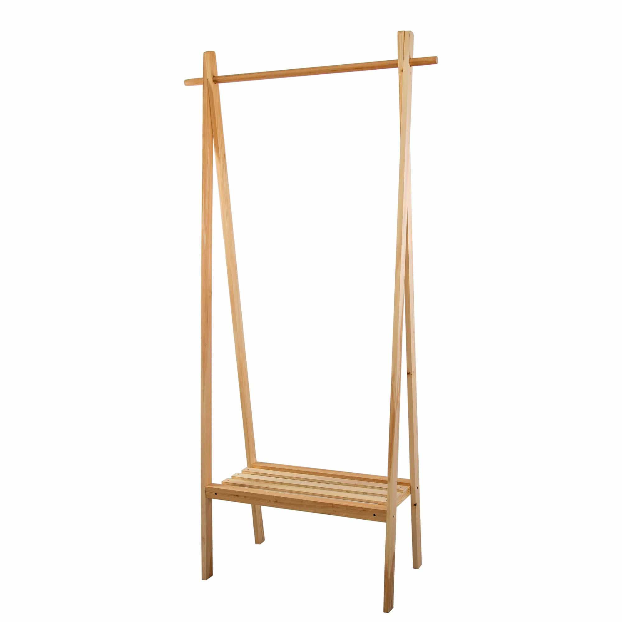 Cuier din lemn Sierr Natural, l66xA35xH180 cm (4)