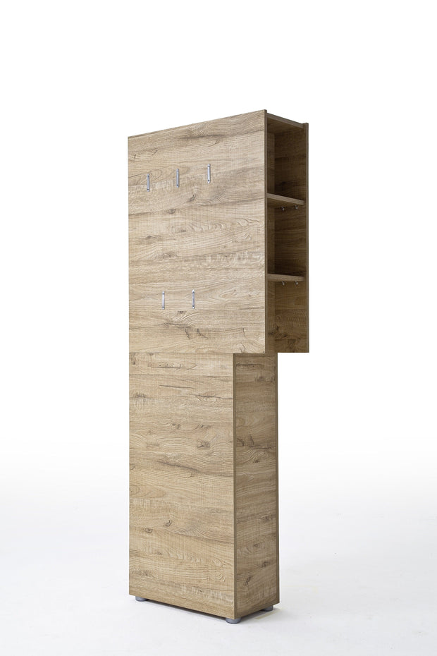 Cuier din pal cu rafturi, Vicenza Natur, l70xA29xH190 cm (3)