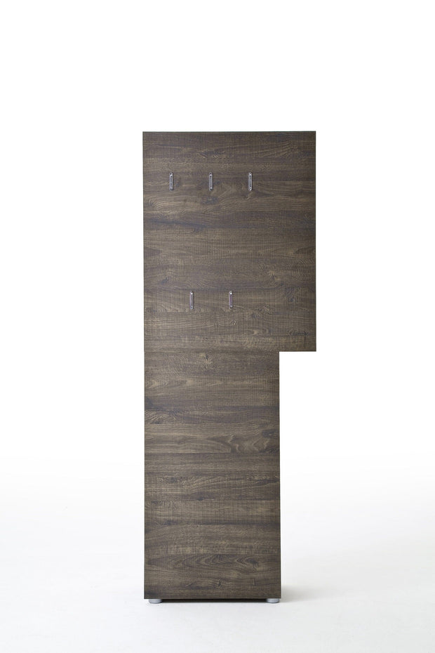 Cuier din pal cu rafturi, Vicenza Wenge, l70xA29xH190 cm (6)