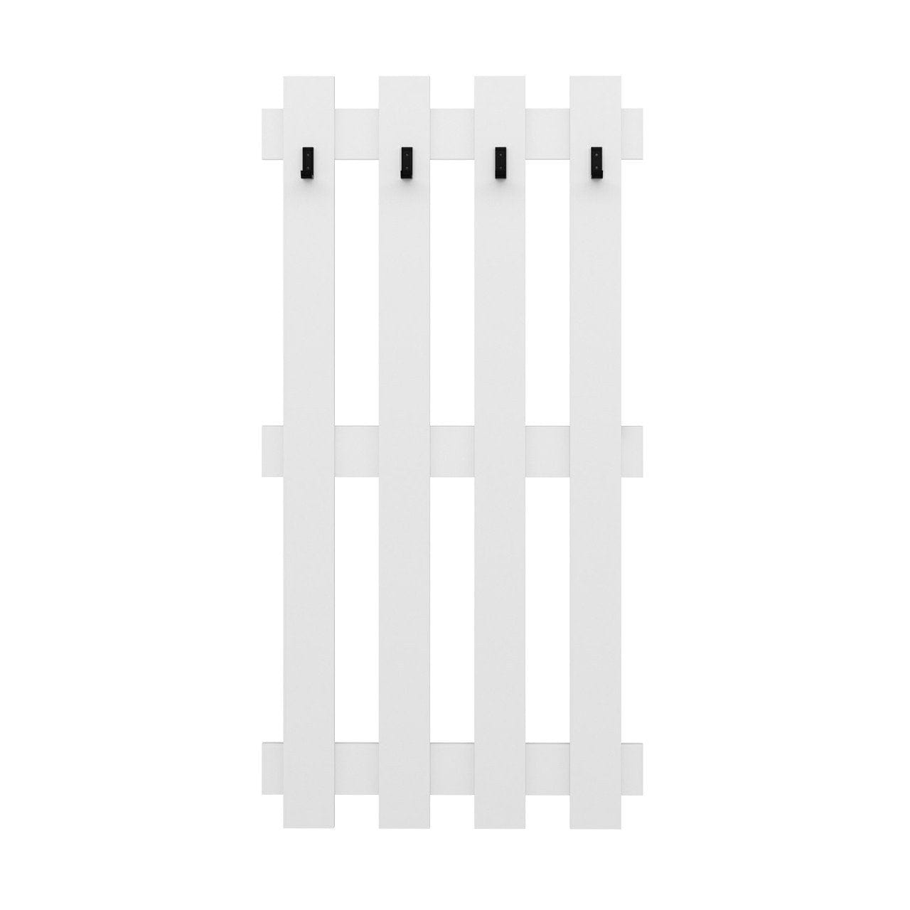 Cuier suspendat din pal, Noah 7190 Alb, l60xA4xH118 cm (4)