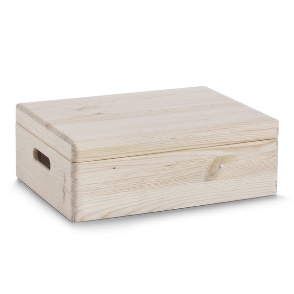 Zeller Cutie compartimentata, din lemn, Softwood Lid Medium Natural, L40xl30xH14 cm