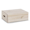 Zeller Cutie compartimentata, din lemn, Softwood Lid Medium Natural, L40xl30xH14 cm