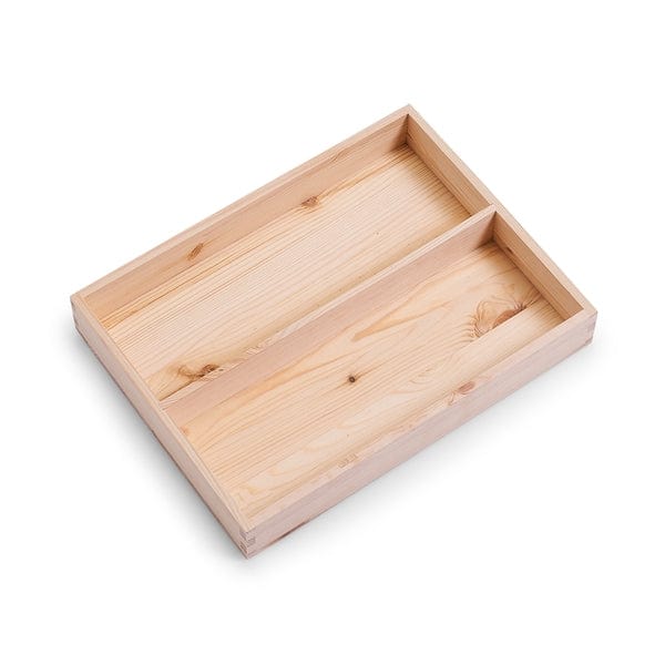 Zeller Cutie compartimentata, din lemn, Softwood Lid Medium Natural, L40xl30xH14 cm
