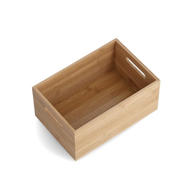 Cutie pentru depozitare, din bambus, Bamboo Rectangle Small Natural, L30xl20xH14 cm (2)