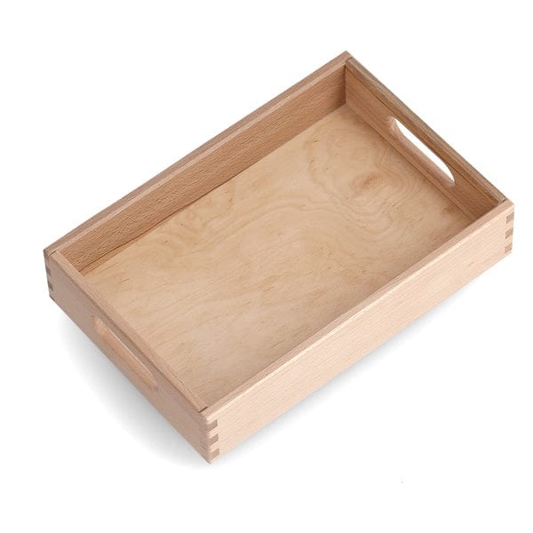 Cutie pentru depozitare, din lemn de fag, Stack Low I Natural, L30xl20xH7 cm (2)