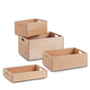 Cutie pentru depozitare, din lemn de fag, Stack Low I Natural, L30xl20xH7 cm (5)