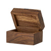 Bloomingville Cutie pentru depozitare din lemn de mango, cu capac, Cemile Maro, l6,5xA4,5xH4 cm