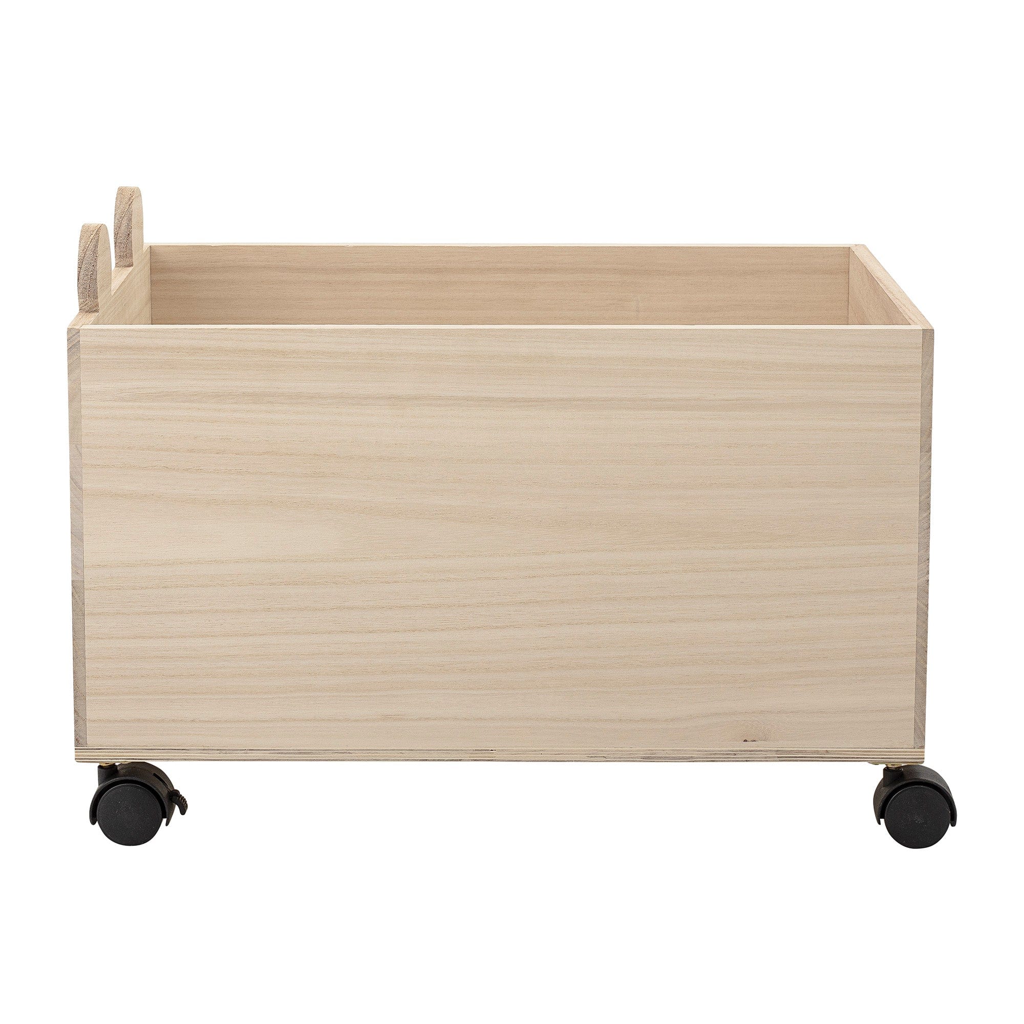Bloomingville Cutie pentru depozitare din lemn de paulownia si MDF, Elene Gri, l50xA35xH31 cm