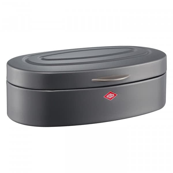 BFSummer Cutie pentru paine, din metal, Elly Grafit Mat, l41,5xA26xH14 cm