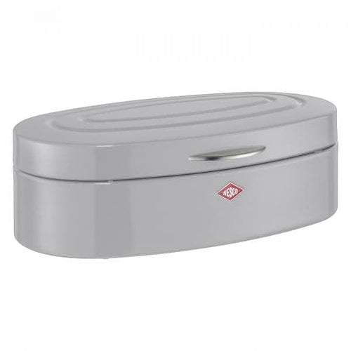 BFSummer Cutie pentru paine, din metal, Elly Gri, l41,5xA26xH14 cm