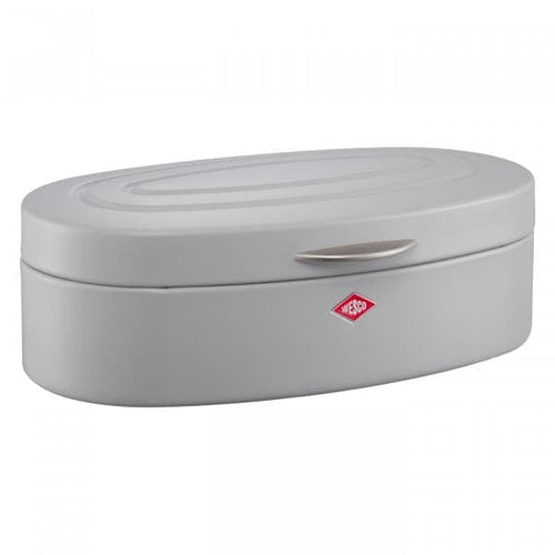 BFSummer Cutie pentru paine, din metal, Elly Gri Mat, l41,5xA26xH14 cm