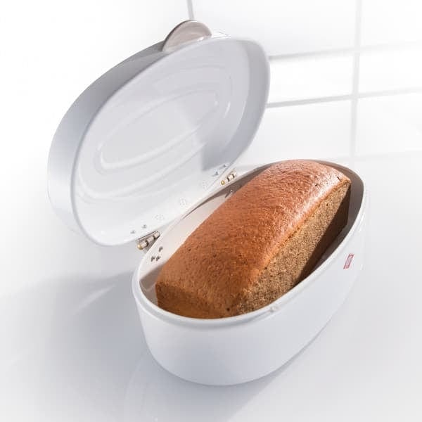 BFSummer Cutie pentru paine, din metal, Elly Lime, l41,5xA26xH14 cm