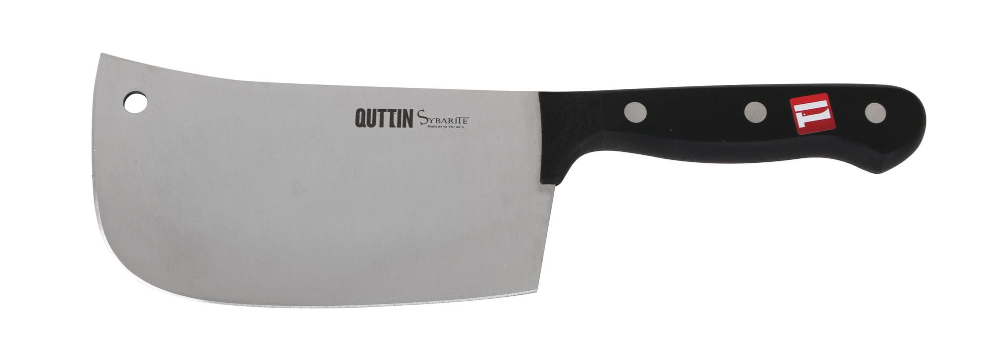 Inde Soler Hispania Cutit de bucatarie din otel indoxidabil, 17,5 cm, Sybarite Negru / Argintiu