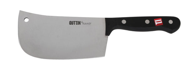 Inde Soler Hispania Cutit de bucatarie din otel indoxidabil, 17,5 cm, Sybarite Negru / Argintiu