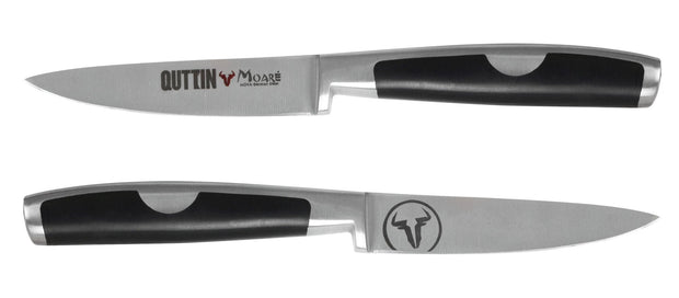 Inde Soler Hispania Cutit universal din otel indoxidabil, 10,5 cm, Moare Negru / Argintiu