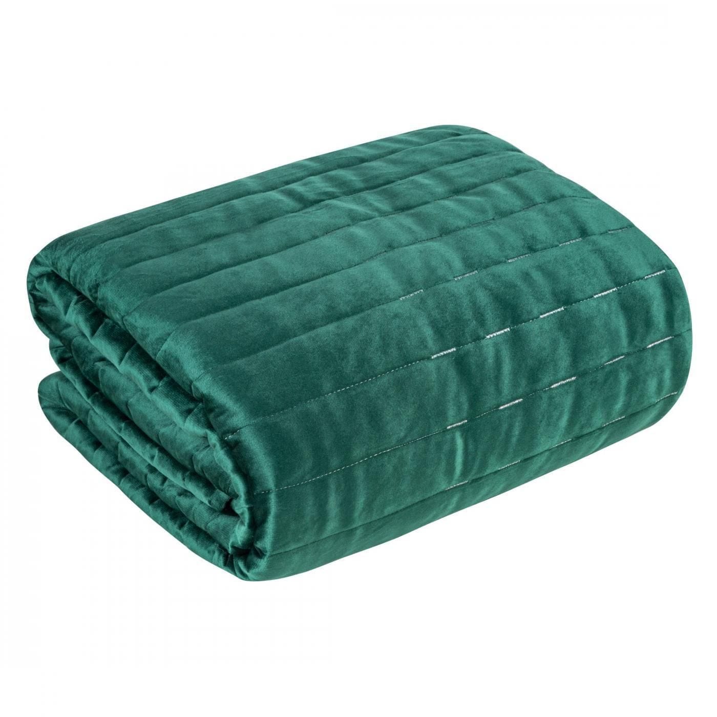 Cuvertura de pat, Frida Verde Inchis & ERFRNY-QUILT-COVER-FRIDA-DARK-GREEN