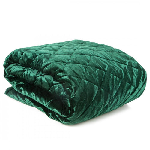 Cuvertura de pat, Kristin 2 Verde Inchis & ERFRNY-QUILT-COVER-KRISTIN-II-DARK-GREEN
