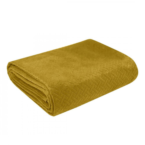 Cuvertura de pat, Luiz 2 Galben, 200 x 220 cm