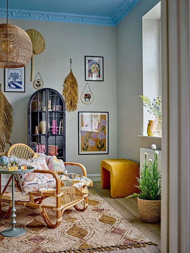 Cuvertura din bumbac Crewe Galben, 150 x 125 cm (3)