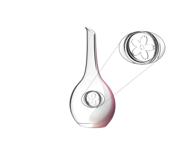 Riedel Decantor de vin Sakura Clear, 750 ml