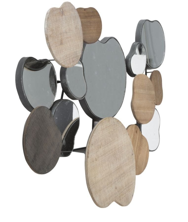 Decoratiune cu oglinda Quoxy Multicolor, 118 x 82,5 cm (1)