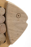 Decoratiune de perete din lemn, Fish Nature Natural, l42,5xA2xH28,5 cm (3)