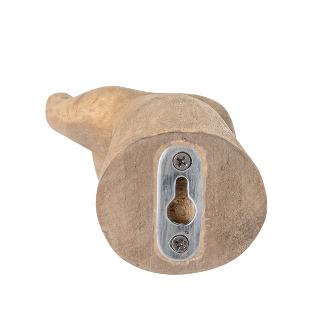 Decoratiune de perete din lemn, Takuto Natural, Ø7,5xH23 cm (2)