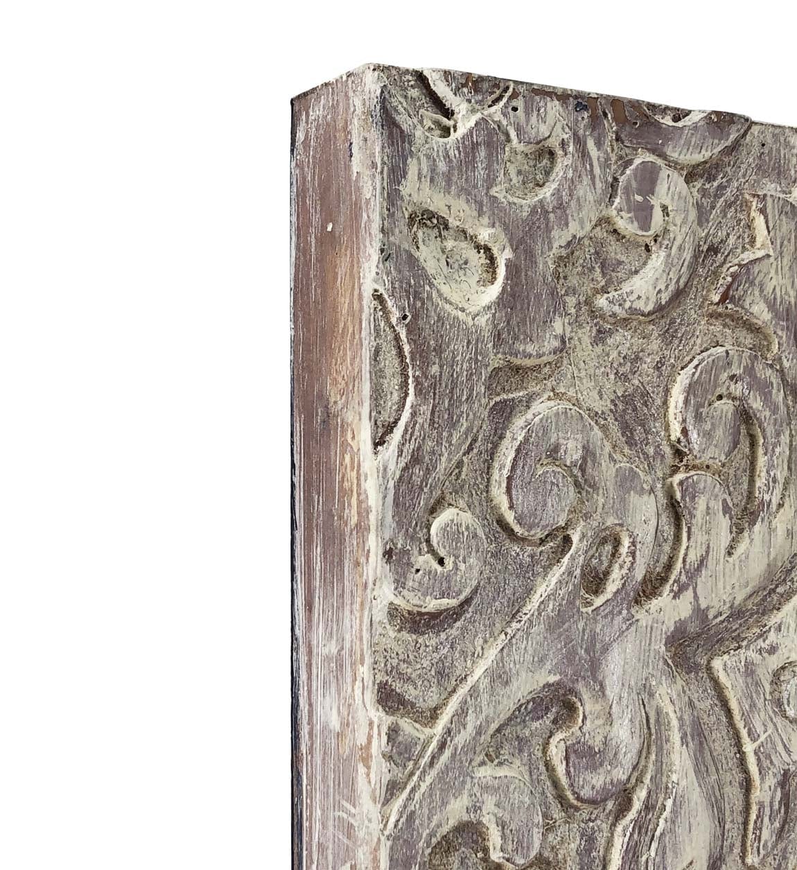 Decoratiune de perete din MDF Bleached Rabat, l56xA4xH122 cm (1)