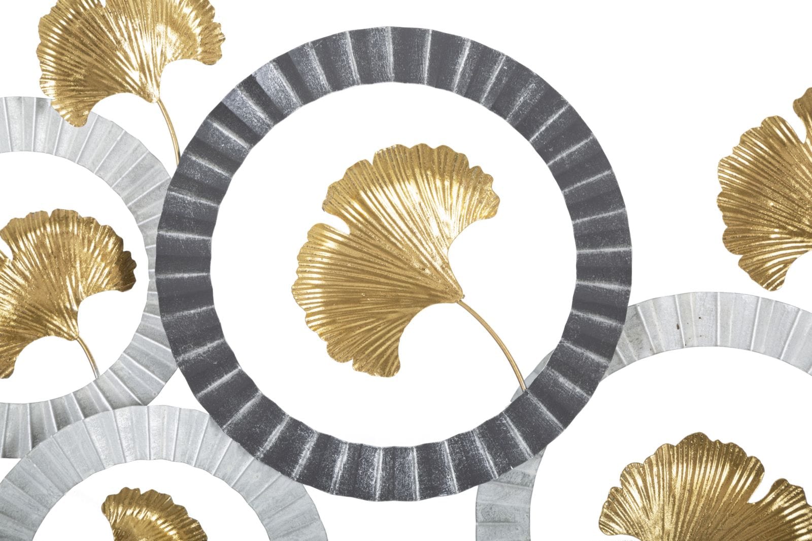 Decoratiune de perete din metal, Arty -A- Multicolor, l126xA5xH58 cm (1)