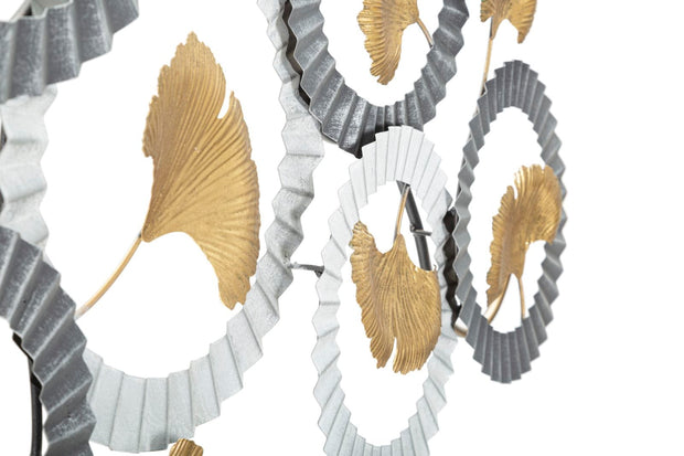 Decoratiune de perete din metal, Arty -A- Multicolor, l126xA5xH58 cm (2)