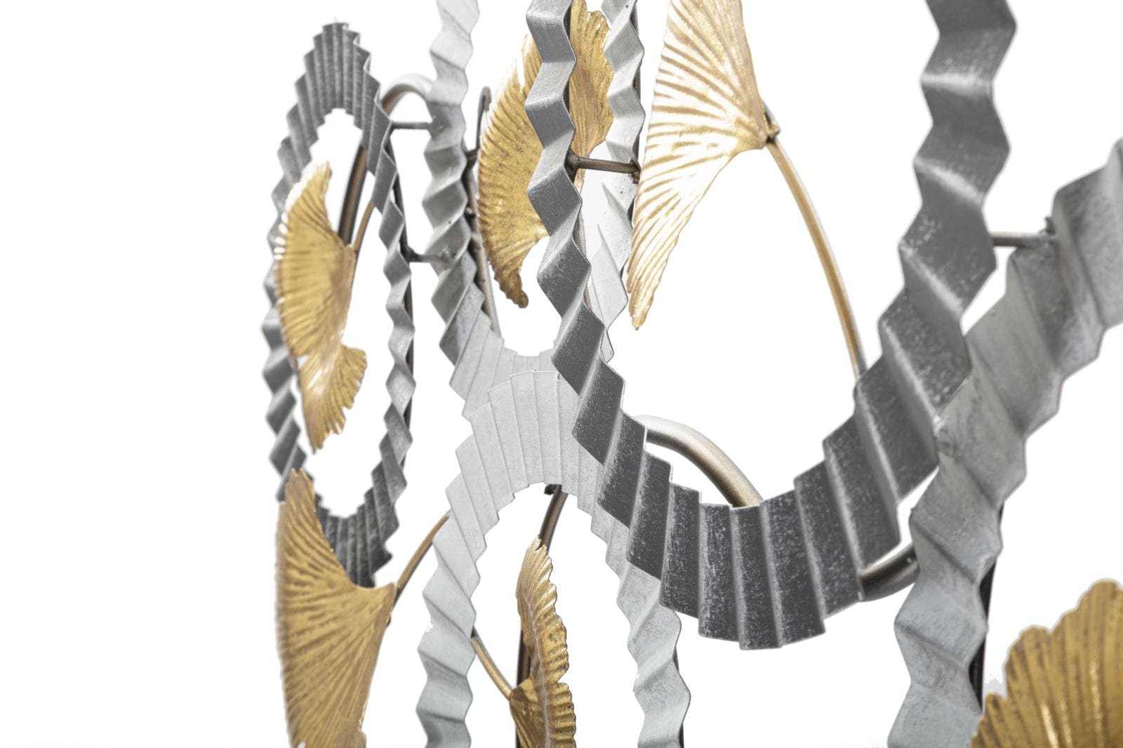 Decoratiune de perete din metal, Arty -A- Multicolor, l126xA5xH58 cm (3)