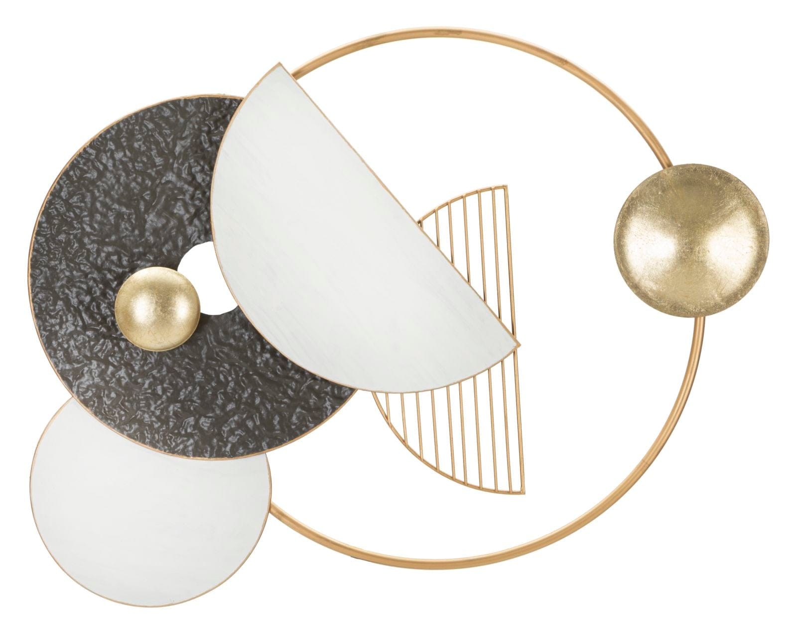 Decoratiune de perete din metal, Boly Multicolor, l70,5xA5,7xH59,1 cm