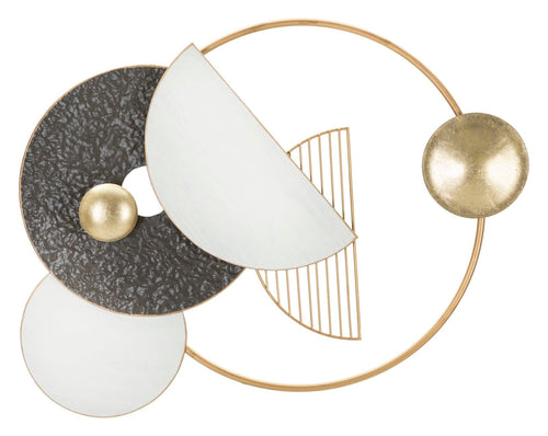 Decoratiune de perete din metal, Boly Multicolor, l70,5xA5,7xH59,1 cm