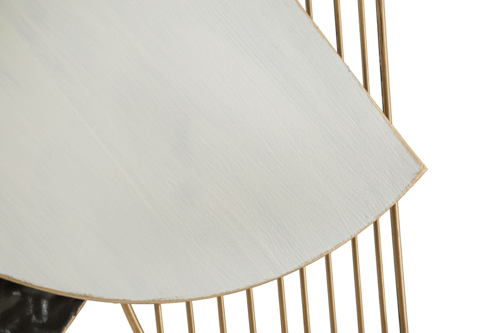 Decoratiune de perete din metal, Boly Multicolor, l70,5xA5,7xH59,1 cm (2)